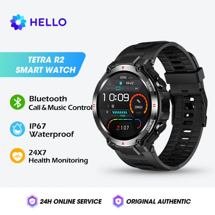 Hello Smart Watch Tetra R2 Smartwatch for Men Women Fitness Sports ...