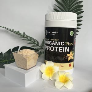 Sữa Hạt Dạng Bột Organic Protein Plus vị Vani-Hộp 1Kg- Việt Nhật Nutrition