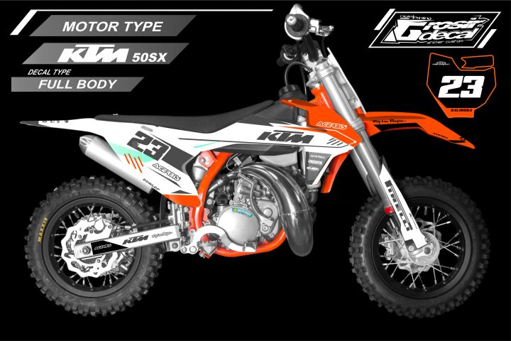 Sticker Striping Mini Trail KTM 50cc New 2016 2024 Full body Free Custom  Lazada Indonesia