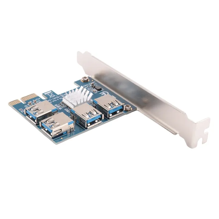 PCI%20Express%20Card%20Multiplier%20PCIE%201%20to%204%20USB%20GPU%20X1%20X16%20PCI-E%20Riser%20Card%20Video%20Card%20for%20Mining%20Computer%20Parts%20-%20Image%202