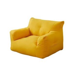 BaanD โซฟา พร้อมเม็ดโฟม รับน้ำหนักได้ถึง 120 กก. โซฟา 1 ที่นั่ง เนื้อผ้าฝ้ายผสมลินิน บีนแบค Beanbag