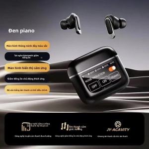 Tai Nghe Bluetooth V8 - Tai Nghe Không Dây Cảm Ứng Màn Hình Lcd Công Nghệ Chống Ồn Anc Âm Nghe Cực Đã