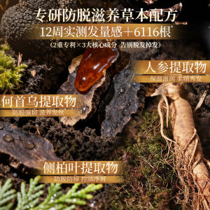 ≮923≯ Bawang Shouwu Hair Strengthening Shampoo Anti-Dandruff Anti-Itch Oil Control Anti-Hair Loss Cypress Leaf Shampoo Smooth and Shiny Shampoo