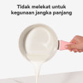 Ecowin Cookware Peach Series Pink Ceramic Non-stick Milk Pan Periuk susu Saucepan Suitable for All Stoves(Gas & Electric & Induction & Ceramic). 