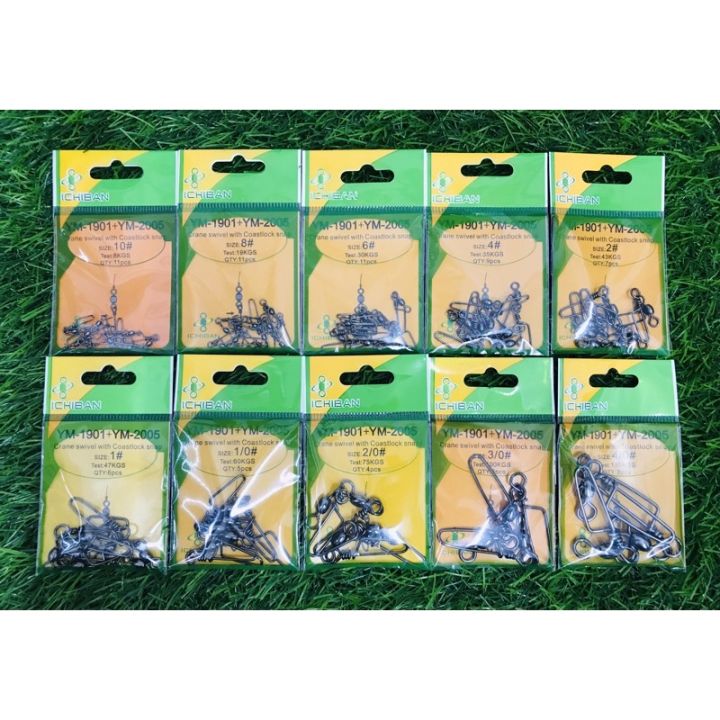 Pack De 12 Roulements à Billes Pivotants Sampo Coastlock Snap Taille 3 - Neuf