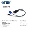 USB to KVM Switch Adapter Cable ( CPU Module ) With Rack Mount Kit Model - KA9570. 