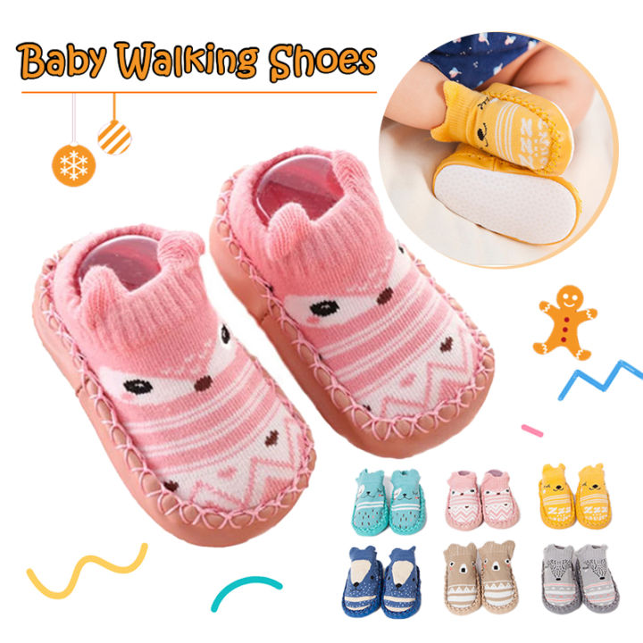 0-2 Years Old Newborn Baby Floor Socks Anti-Slip Cute Cartoon Anklet ...