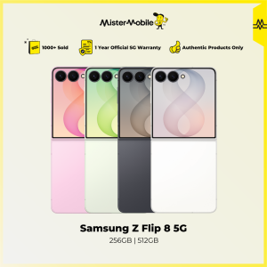 Samsung Galaxy Z Flip 8 | Z Flip 7 | Z Flip 7 FE | Z Flip 6 | 5G Android Smartphones | 1 Year Samsung SG Warranty