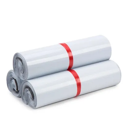 White Green and Black Polymailer Bag Courier Bag Mailer Bag Parcel Bag