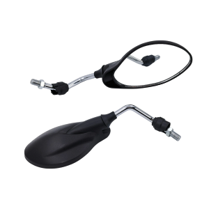 HONDA WAVE 100 Motorcycle Side Mirror - High Quality Stock Design in Black