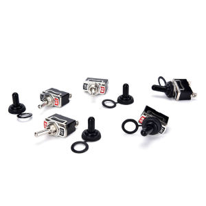 🔥🔥🔥fenglin SPST 2Pin Heavy Duty 20A 125V ON OFF Rocker Toggle Switch Waterproof Boot