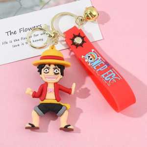 Gantungan Kunci 3D Karakter Anime Luffy Keychain Karakter Lucu