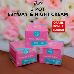 F.O.S Paket Hemat 3 Pot Eliza Beauty Day & Night Cream 12.5 gr Untuk Wajah