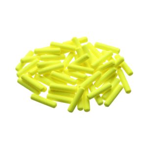 PENTU 50 Pcs/Bag Fishing Tackle Accessories Fish  Floats Ball Rig Material Fishing Bobbers Cylinder Foam Floats Oval Floats Beads Fishing Float Foam Floats