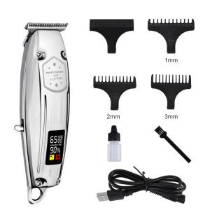 Professional USB Recharging Electric Hair Clipper Newly Design Cutting Machine For Men metal Hair Trimmer Cutting Machine 110-240V