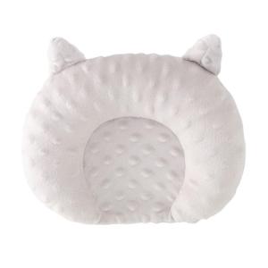 Solid Color Baby Pillow for Newborns Soft & Comfortable Sleep Support Cushion Comfortable Cotton Concave Nursing Pillow