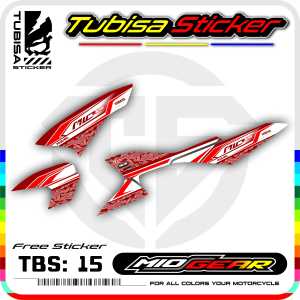Sticker Striping MIO GEAR - Stiker Striping Variasi Motor MIO GEAR. TBS.15