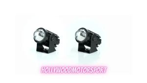 LED SPOT LIGHT DUAL COLOR LED CHIP HD BIFOCAL ZENON WHITE & AMBER YELLOW SPORT LIGHT