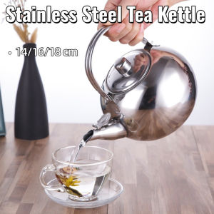 Stainless Steel Tea Kettle Removable Filter Infuser Fast Boil Coffee Kettle For Kitchen Stove