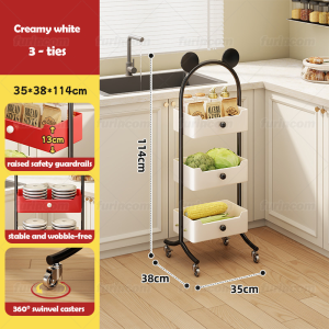 4-Tier Rolling Metal Bookshelf – Movable Arched Open Storage Book Tower with Wheels Modern Narrow Bookcase for Living Room Boudoir Office All Occasion