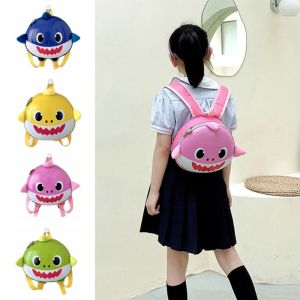 GYYT Cute 3D Cartoon Backpack Creative Adjustable Straps Shark Shaped Backpack Gifts Lightweight Travel Daypack Toddler