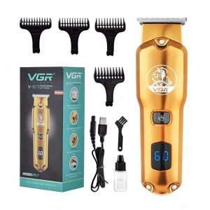 🔥New Stock VGR Model V-927 Professional Trimmer🔥VGR V-927 Trimmer USB Rechargeable Waterproof Hair Cutting Machine Professional Rechargeable Barber Hair Clippers Electric Hair Trimmer for Men
