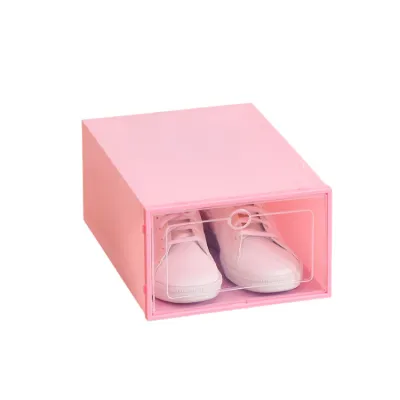 Stackable Dust-Proof Shoe Box - Transparent Storage Solution for Shoes & Accessories