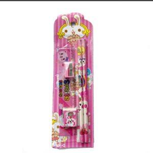 5 in 1 Kids Stationary Set School Student Birthday Present Gift Pencil