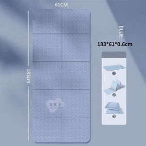 🌟SG STOCK🌟floor mattress lazy foldable nap mat folding mat yoga mat lunch break sleeping mat Non-slip Jump Rope Exercise Mat