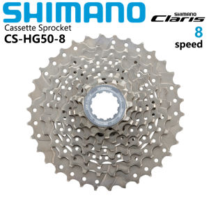 Shimano xe đạp đường trường Cassette hg50 8 tốc độ 11-28T 12-25t 11-30t 11-32t 11-34T CS hg50 K7 xe đạp đường trường freewheel 8S Phụ tùng xe đạp