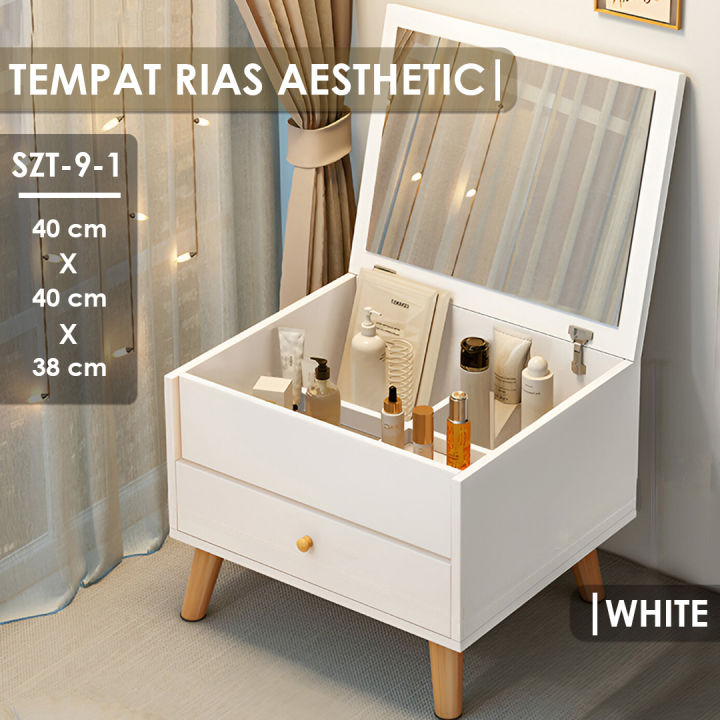 Meja Rias - Meja Make Up Meja Rias Aesthetic Minimalis Meja Mini Murah