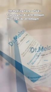 Toner Dr.Melaxin TX Peeling 150ml - Nước Hoa Hồng Trắng Da Mờ Nám Tái Tạo Da Giảm Thâm Hiệu Quả - Hỗ trợ làm mờ nám tàn nhang thâm mụn Giúp da sáng khỏe đều màu hơn từng ngày Cân bằng độ pH giúp da hấp thụ dưỡng chất tốt hơn