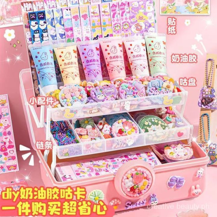 【HBESTY】Spot cream glue goo card sticker set diy full set of tools goo ...