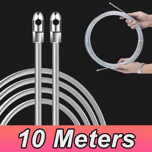 Manual Spring Cable Puller Ergonomic Wire Guide Tool for Electrical Conduit Hidden Line Installation