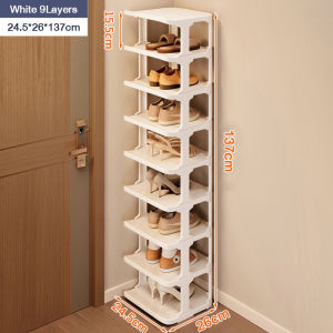 in STOCKKukaa Simple Shoe Rack Durable Shoe Rack Plastic Shoe Rack Organizer Shelf Space-Saving Rak Kasut Shoe Rack