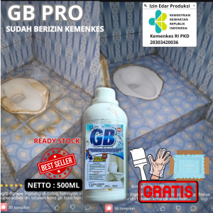 GB Pro Pembersih Kerak Keramik Kamar Mandi WC Closet Wastafel Toilet Paling Ampuh sudah Berizin Edar