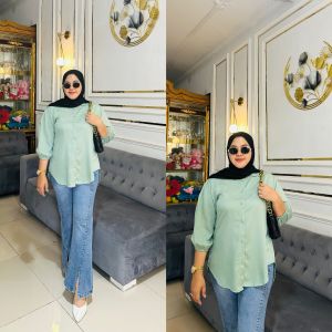 ATASAN SABREENA  POLOS//ATASAN TERBARU ANNISA POLOS RAYON TWILL PREMIUM//BLOUSE DAILY BUSUI DEWASA