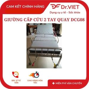 GIƯỜNG CẤP CỨU 2 TAY QUAY DCG08 - DR.VIET