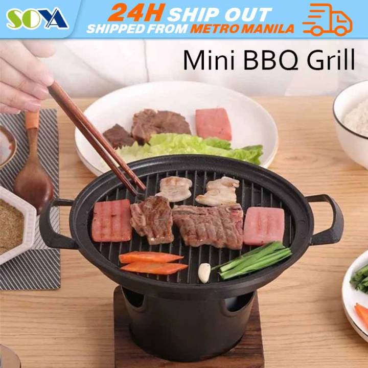 Portable Butane Gas Stove Mini Camping Korean Samgyupsal BBQ