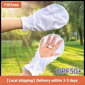 【Local shipping】 Summer UV Protection Sunscreen Gloves Breathable Thin Women Men Gloves Outdoor Sports Cycling Gloves Sleeve Glove