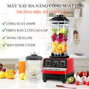 Máy xay sinh tố công nghiệp đa năng công suất lớn thế hệ mới với động cơ khỏe xay sinh tố xay thịt xay thực phẩm cứng xay đá bào xay gia vị. Bảo hành 24 tháng lỗi đổi mới trong vòng 7 ngày đầu nhận sản phẩm