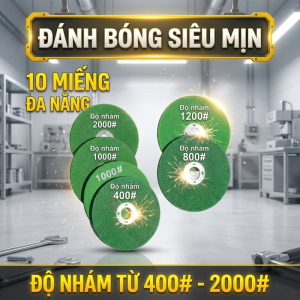 【FREESHIP】Combo Đá mài dao kéo mài kim loại dày 6mm gắn máy mài góc máy cắt cầm tay