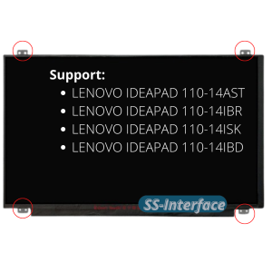 LAYAR MONITOR LCD LAPTOP LENOVO IDEAPAD 110-14AST 110-14IBR 110-14ISK 110-14IBD NOTEBOOK PANEL SCREEN