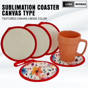 Linework - SUBLIMATION PRINTABLE COASTER PAD / POT HOLDER