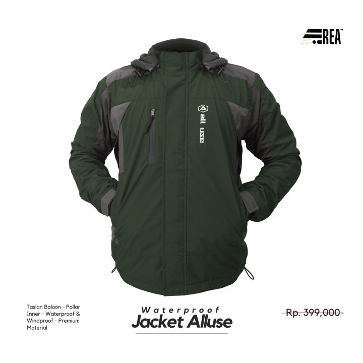 Jaket Outdoor Big Size Waterproof Anti Air Hiking Travelling Jumbo