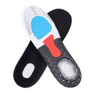 1 Pair of Stylish Mens and Womens Insoles Orthopedic Sports Silicone Insoles Plantar Fasciitis Orthosis Inserts Shock Absorption and Anti-Fatigue Suitable for Walking Running and Sports Metatarsal Pain Orthopedic Insoles Shock Absorbers