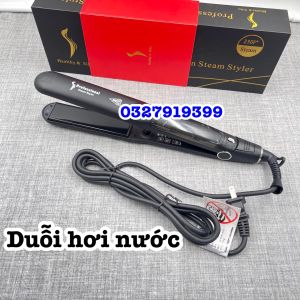 Professional 0088 - Máy duỗi tóc hơi nước cao cấp chất liệu gốm ceremic chống dính 6 mức nhiệt độ dây xoay 360 độ bảo hành 03 tháng
