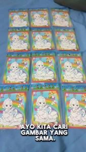 Gambar Kerik Gambar Gosok Kecil Isi 100 Pcs dan 20 Pcs Grosir Murah (Gambar Kerik Kecil 100 toyago toys)