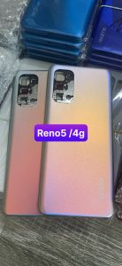 Bộ vỏ Reno 5 / 4g ( gồn sườnmaketlưng kính cam nút bấn)