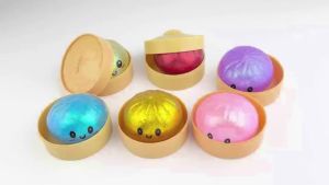 【COD】Glitter Series Blind Dumpling Squishy Toy Soft Slow Rebound Fidget Squeeze Ball Kids Gift